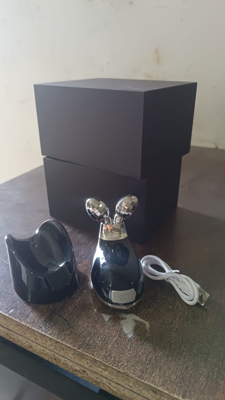 Microcurrent- Facial- Device, Micro current Face Massager Roller (1 Pc) Microcurrent- Facial- Device, Micro current Face Massager Roller (1 Pc)